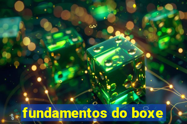 fundamentos do boxe